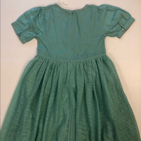 NWT Mini Boden Flower Appliqué Dress - Picture 7 of 11